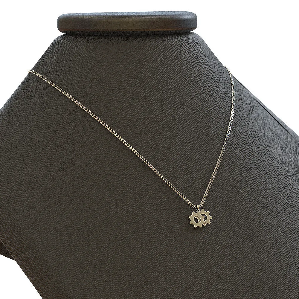 TWIN GEAR PENDANT