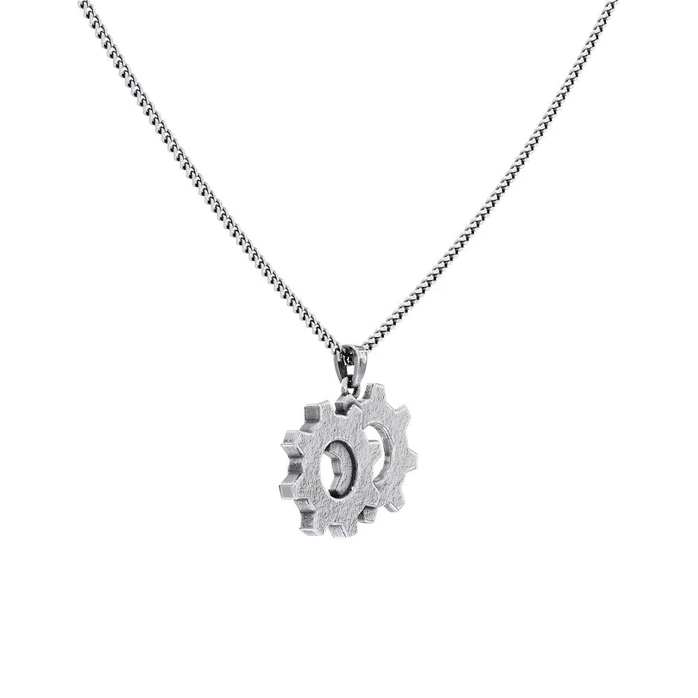 TWIN GEAR PENDANT