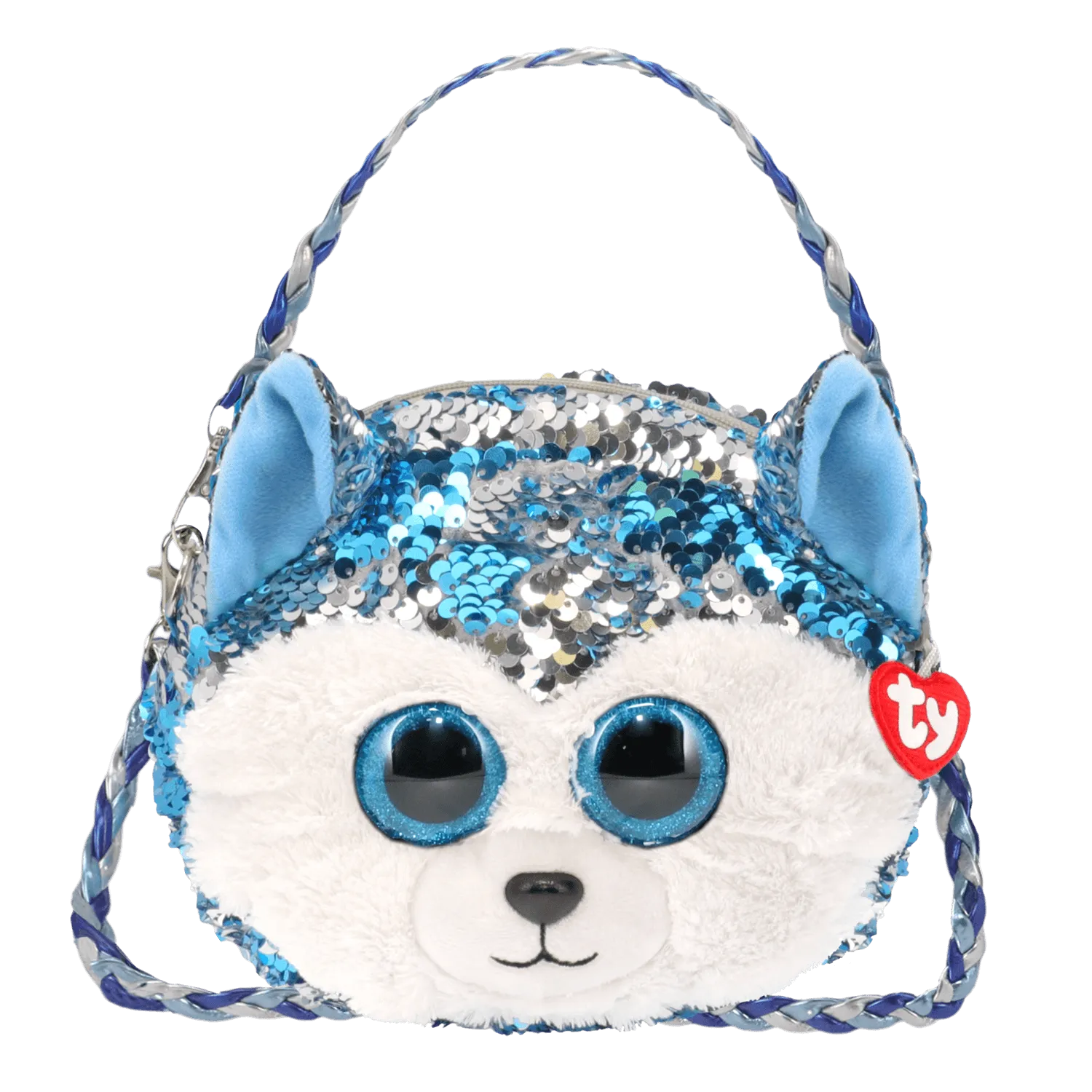 Ty Slush the Husky Reversible Sequin Purse