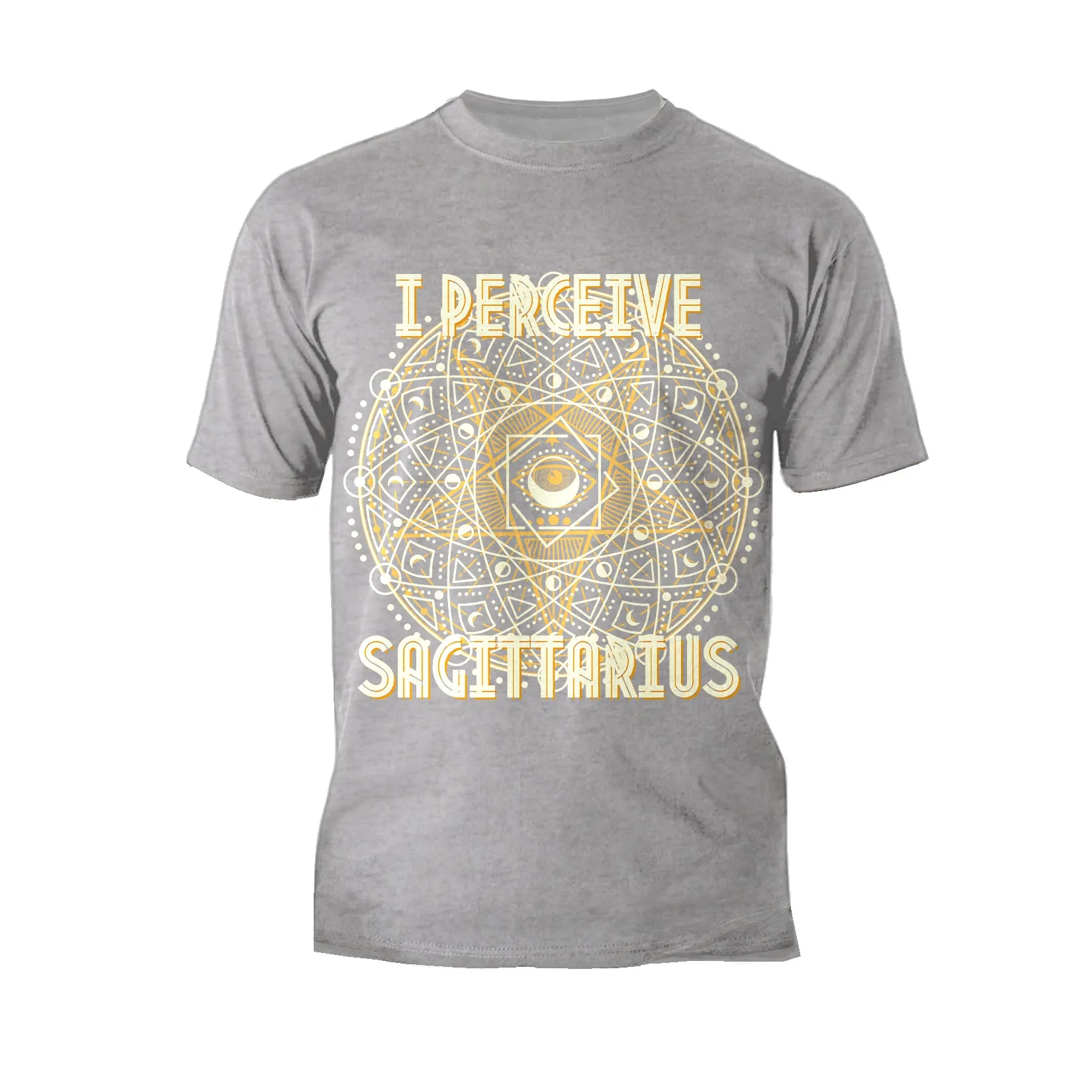 UA Supreme Star Sign Sagittarius Star Men's T-shirt (Sports Grey)