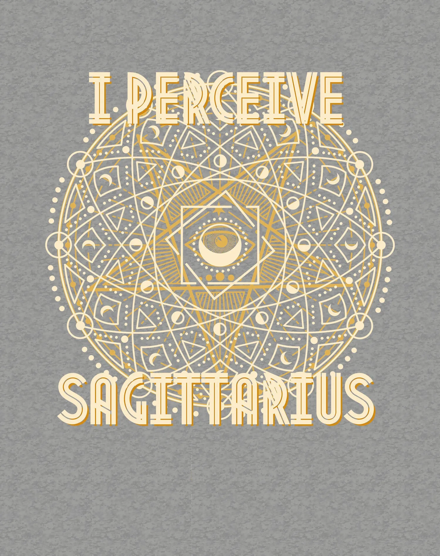 UA Supreme Star Sign Sagittarius Star Men's T-shirt (Sports Grey)