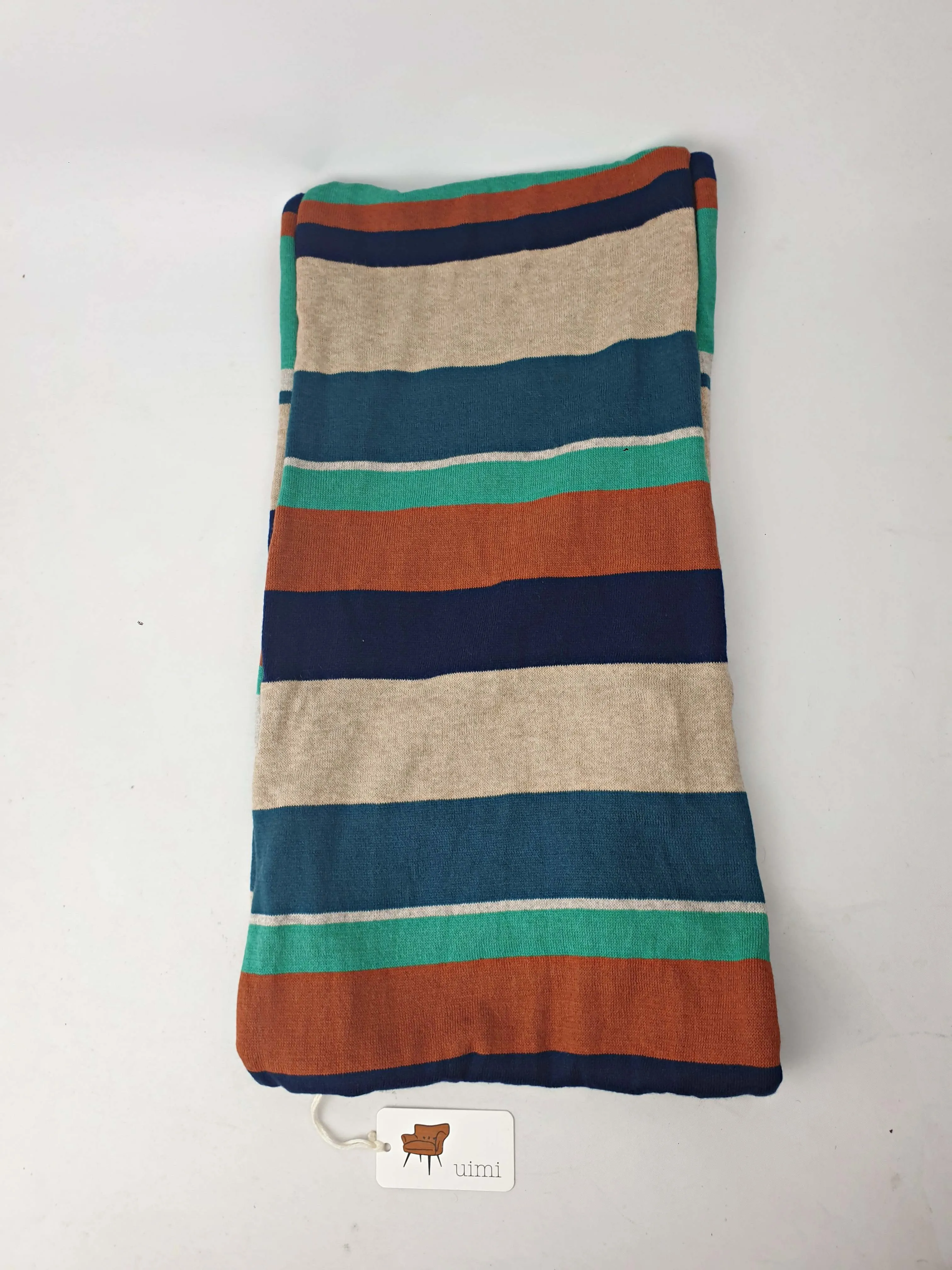 Uimi striped cotton scarf