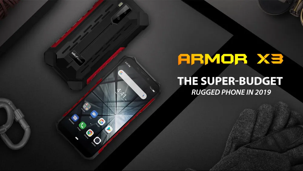 Ulefone Armor X3 IP68 Rugged Smartphone black