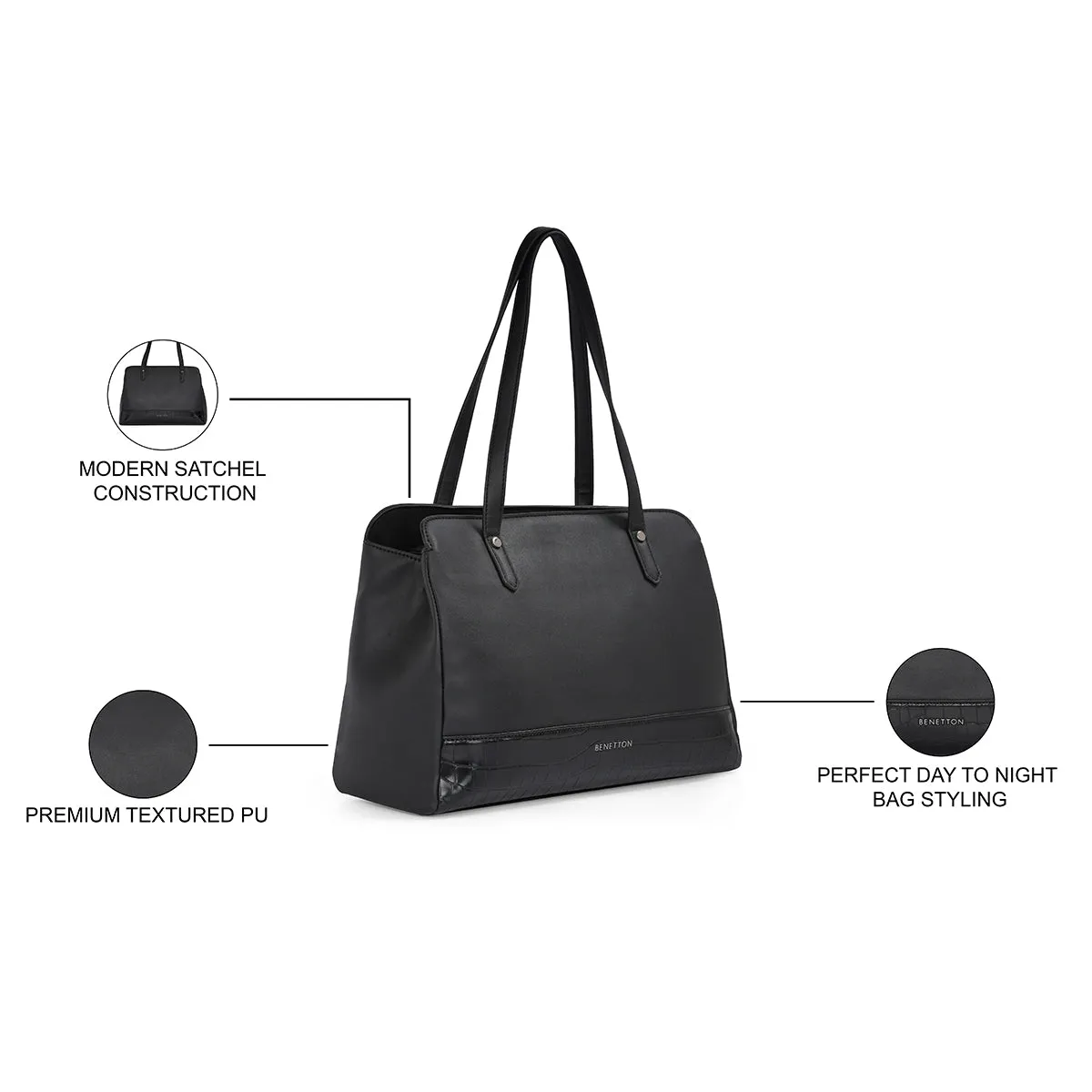 United Colors of Benetton Alina Women's Satchel