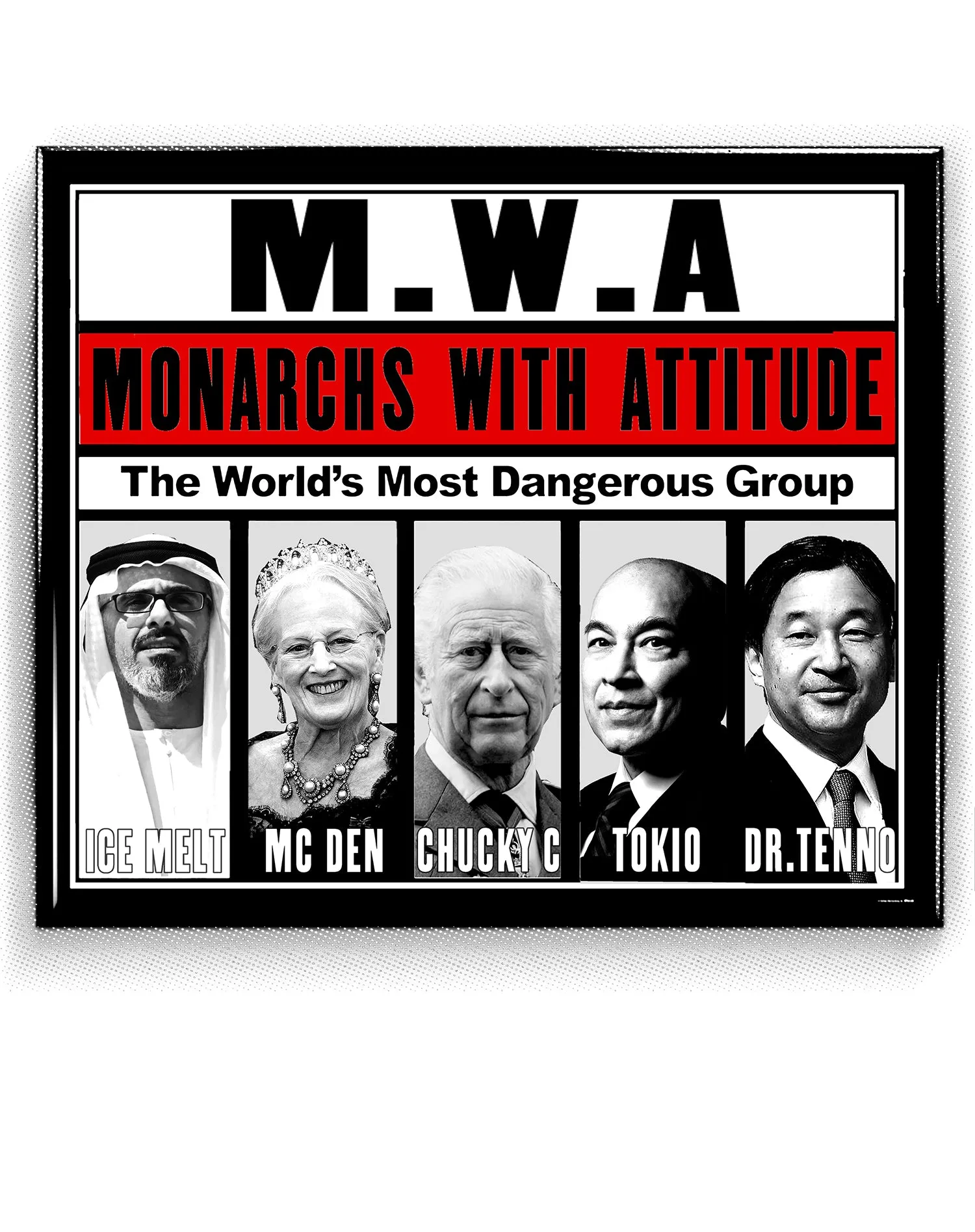 Urban Attitude Kings Coronation 2023 MWA Monarchs with Attitude Youth T-shirt