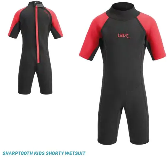 Urban Beach Kids Sharptooth Shorty Wetsuit Red - XL 11-12yrs