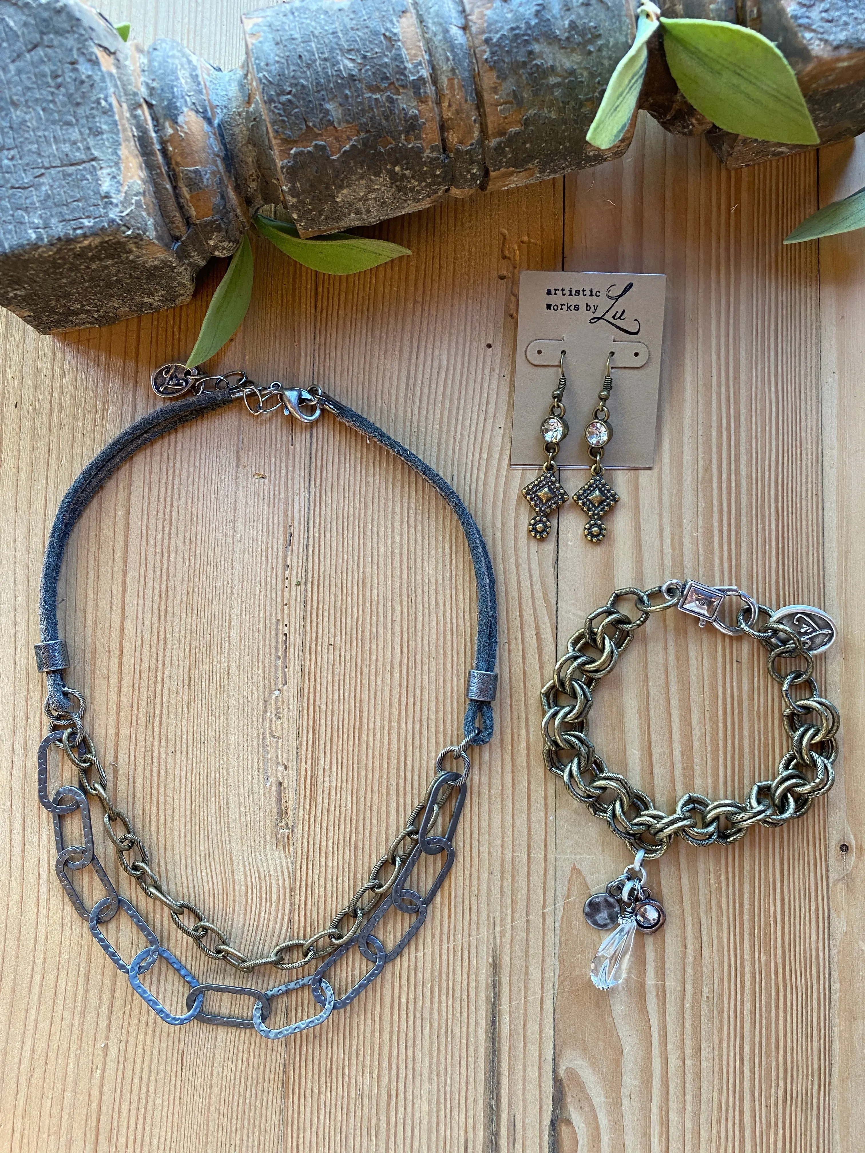 Urban Metal Double Cable Chain Bracelet