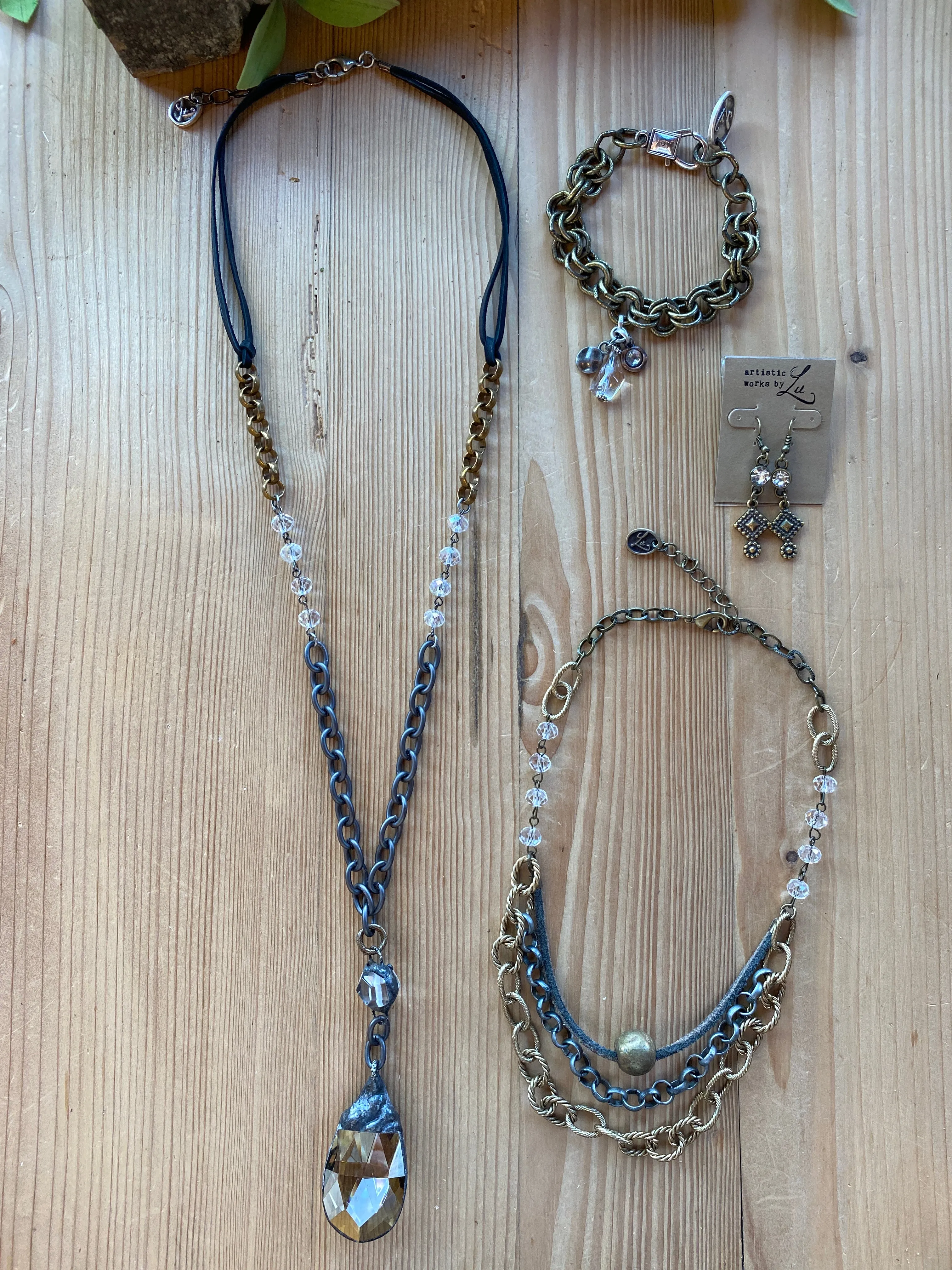 Urban Metal Double Cable Chain Bracelet