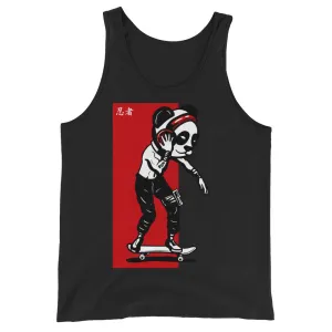 Urban Ninja "Red Line 2" Unisex Tank Top