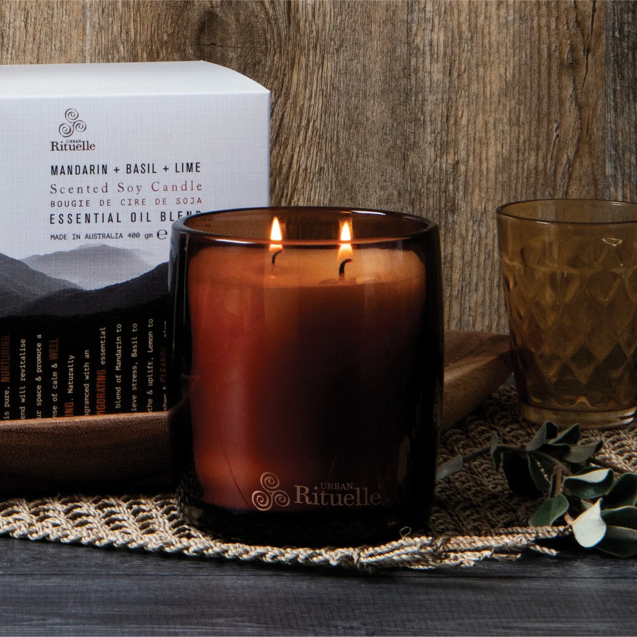 Urban Rituelle Equilibrium Mandarin, Basil & Lime Nourishing Hamper