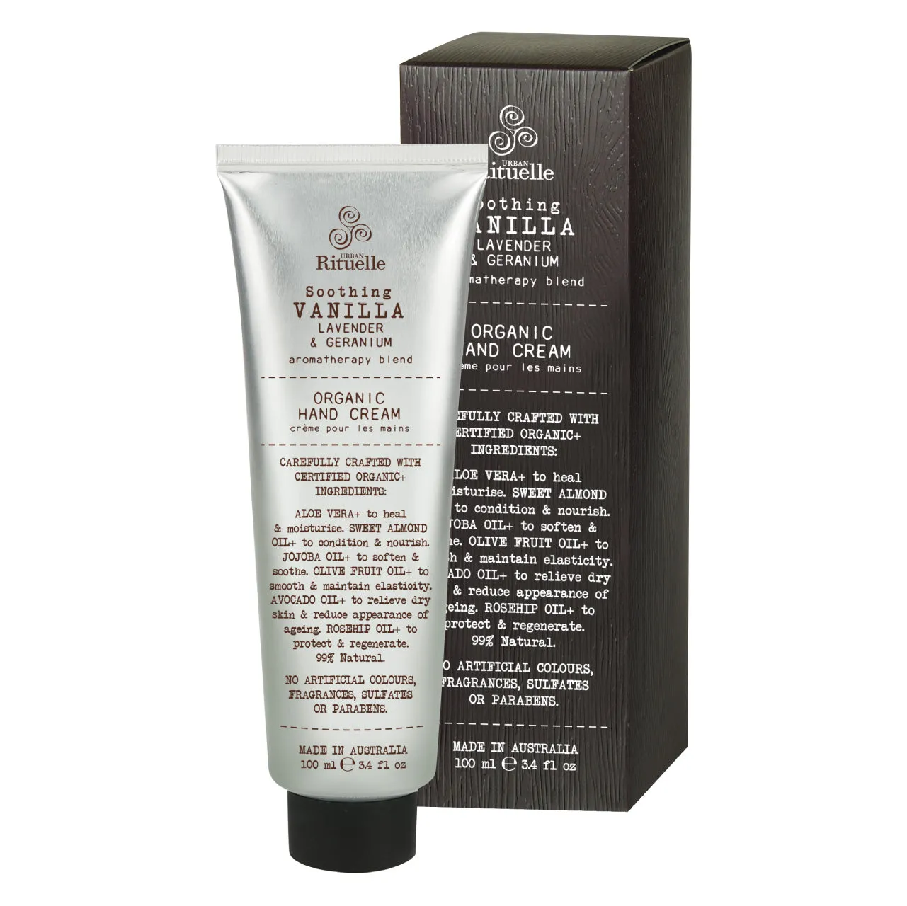 Urban Rituelle Flourish Organics Vanilla, Lavender & Geranium Organic Hand Cream