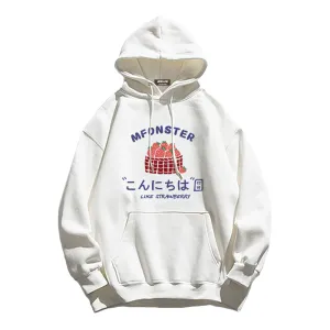 Urban Strawberry Graphic Hoodie