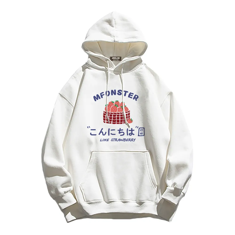 Urban Strawberry Graphic Hoodie