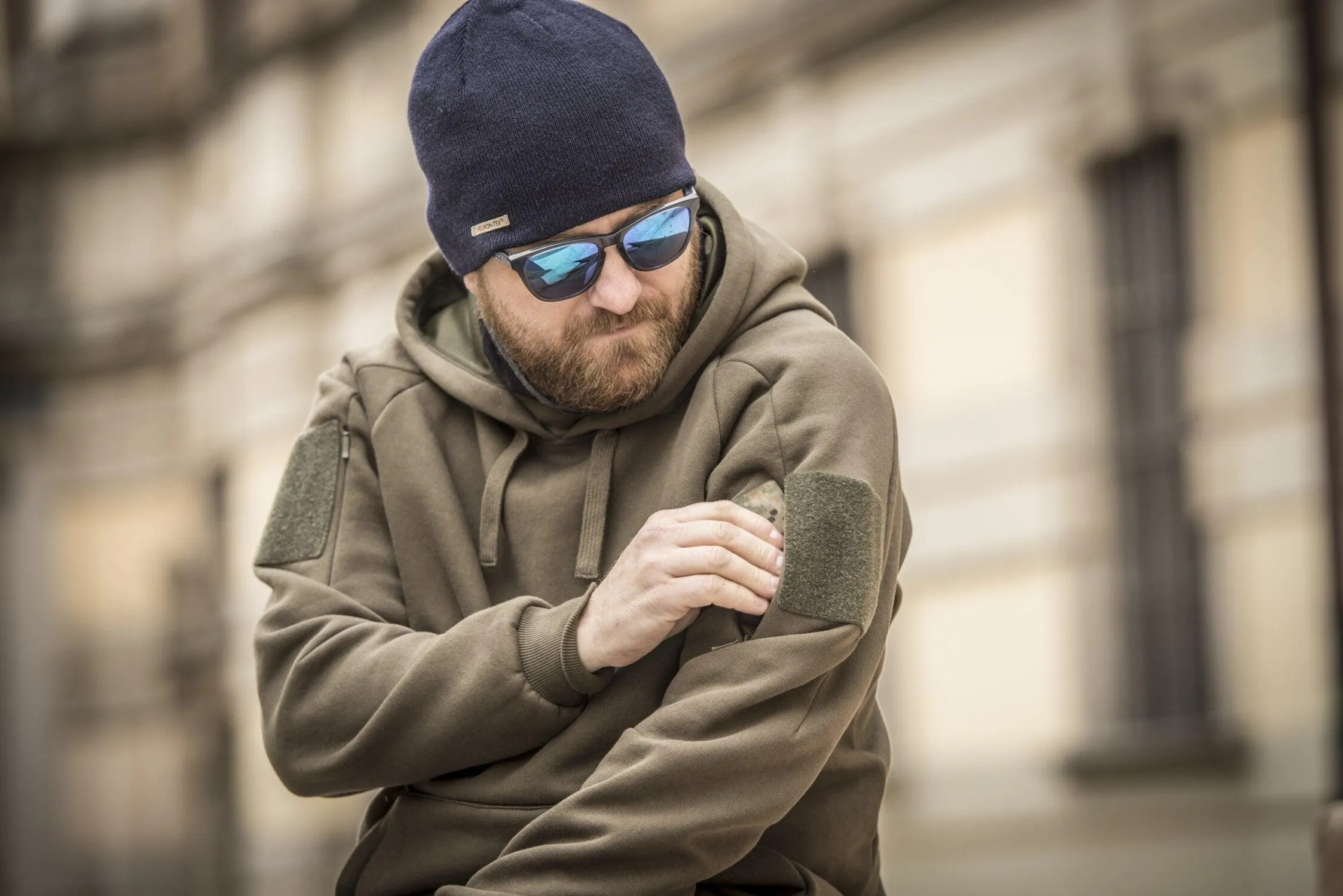 Urban Tactical Hoodie Lite (Kangaroo) - Grey