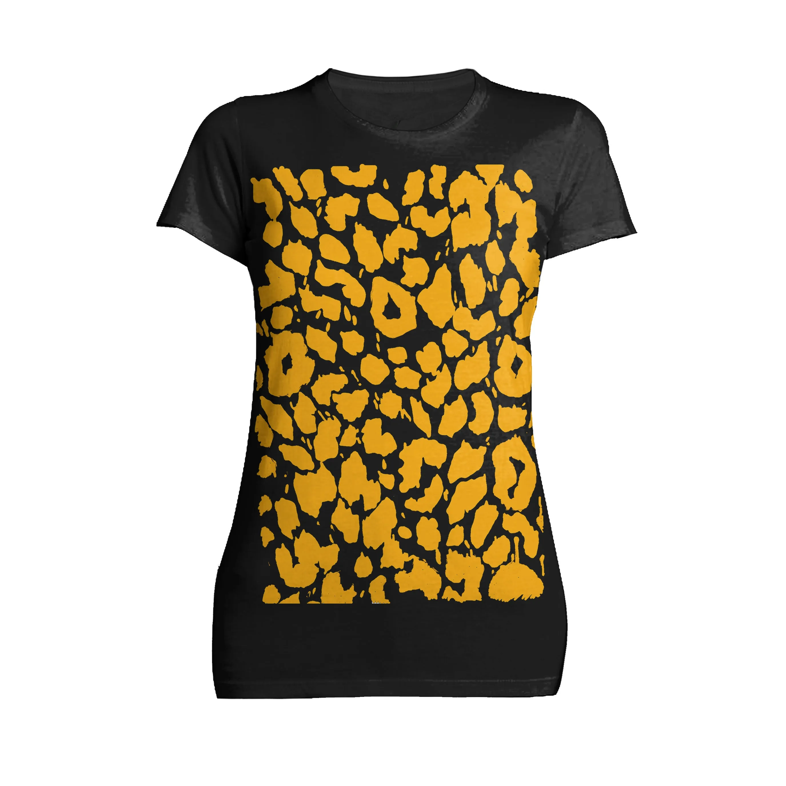 US Brand X Old's Kool Leopard Print Official Women's T-Shirt (Black)