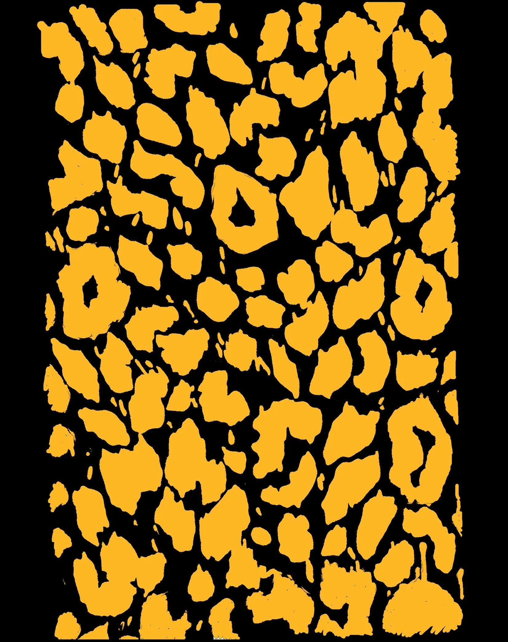 US Brand X Old's Kool Leopard Print Official Women's T-Shirt (Black)