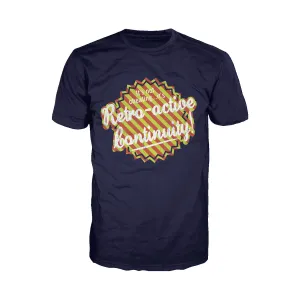 US Brand X Sci Funk Retcon Colour Official Men's T-Shirt (Navy)