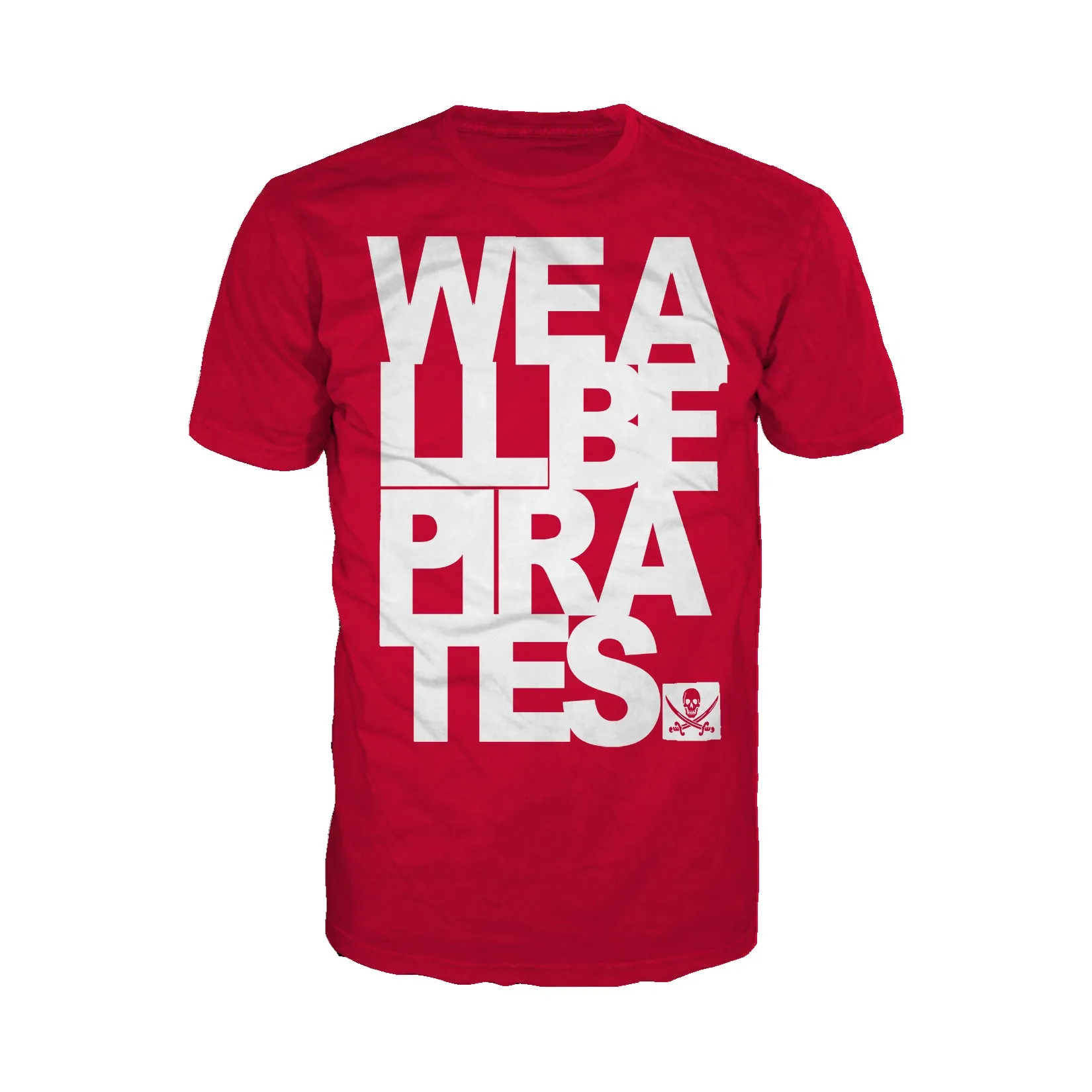 US Brand X Sci Funk We be Pirates Official Men's T-Shirt (Red)