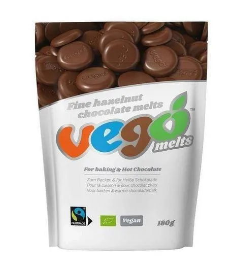 Vego Chocolate Fine Hazelnut Melts 180g