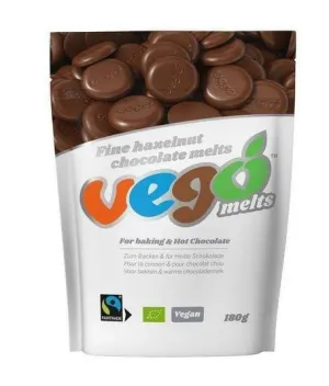 Vego Chocolate Fine Hazelnut Melts 180g