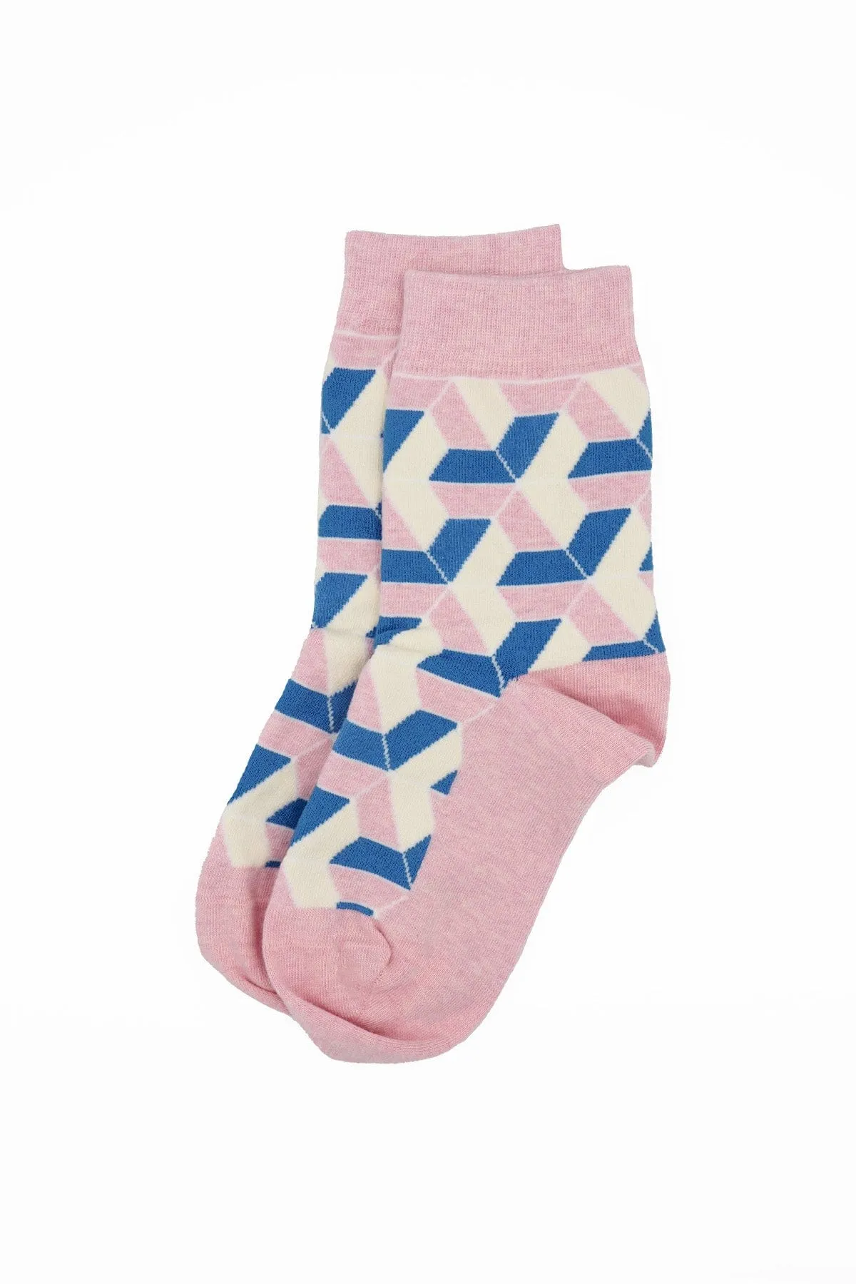 Vertex Women's Organic Cotton Socks | Pink