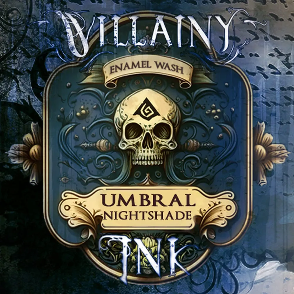 Villainy Inks Phase 2 - Handcrafted Enamel Washes 30ml - PHASE TWO TESTER KIT x7 colors