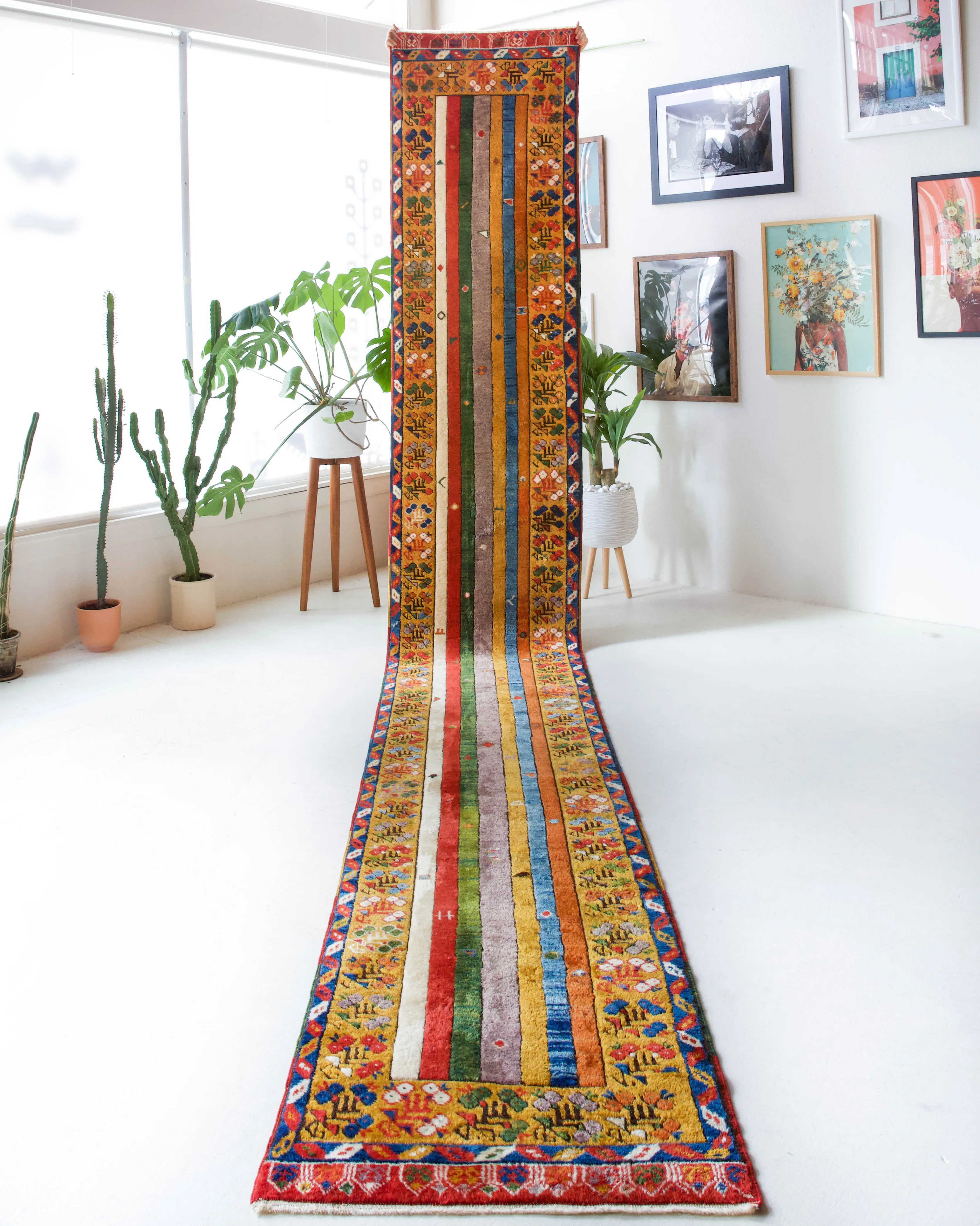 Vintage Aksaray Runner Rug 2'5"x16'2"