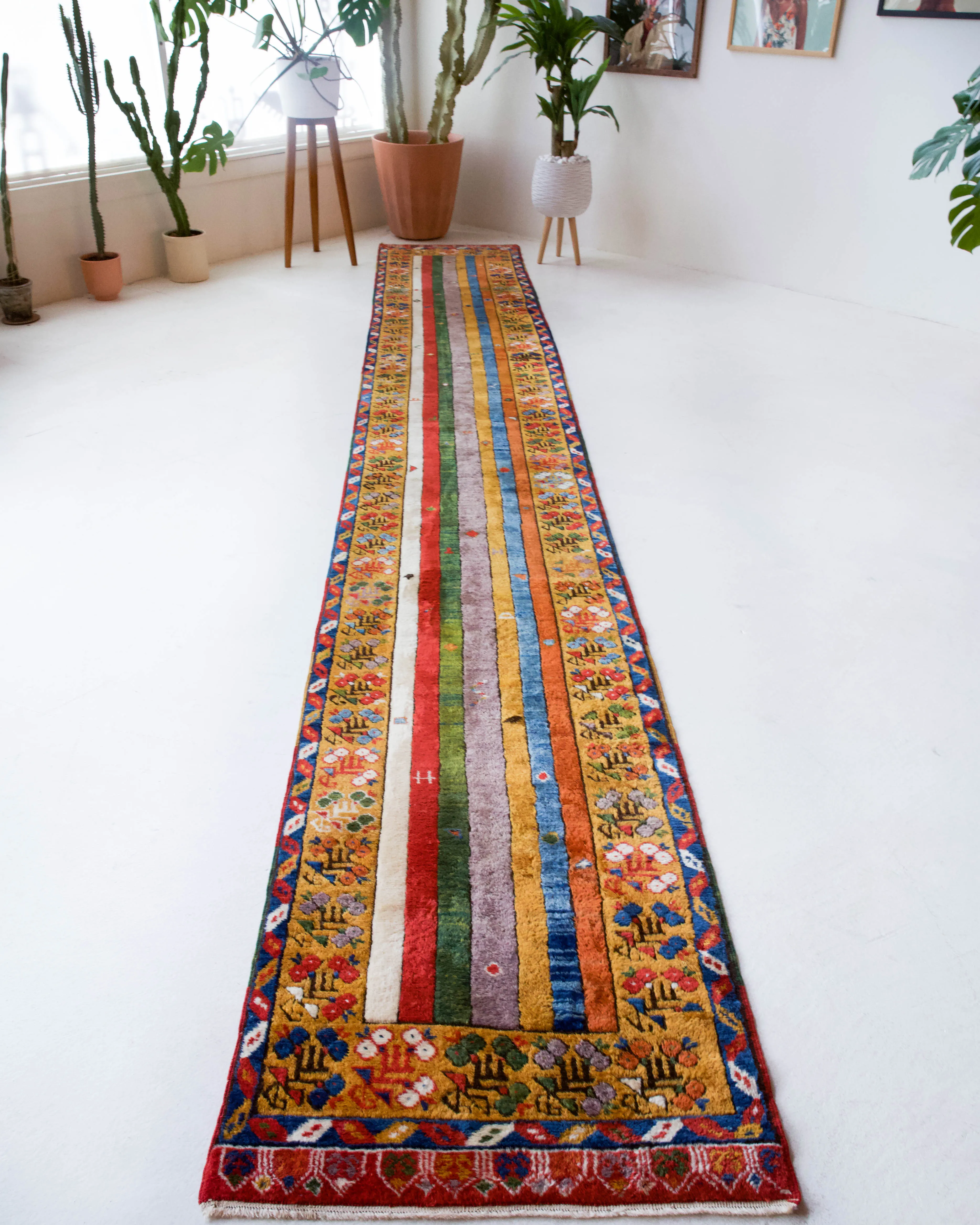 Vintage Aksaray Runner Rug 2'5"x16'2"