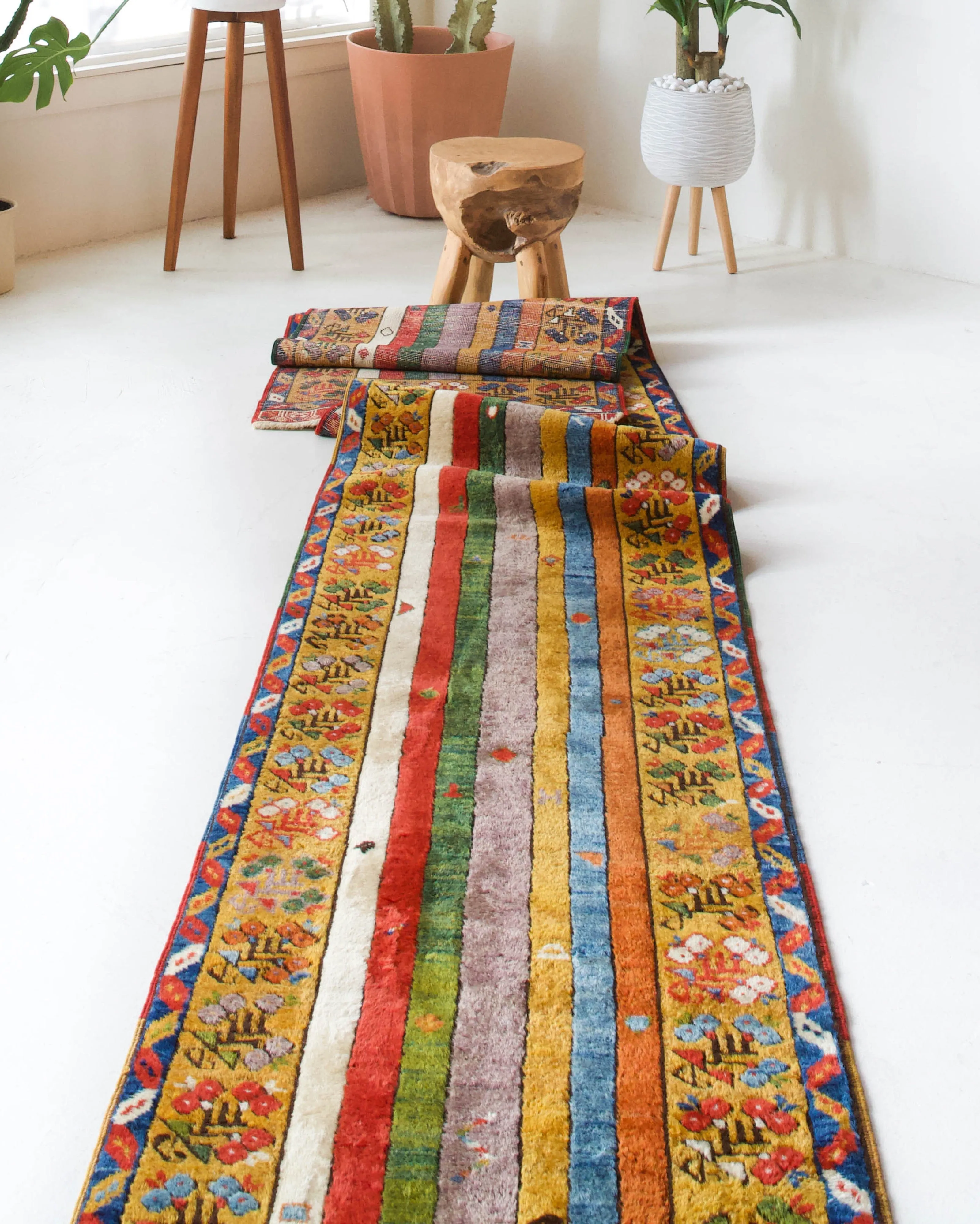 Vintage Aksaray Runner Rug 2'5"x16'2"