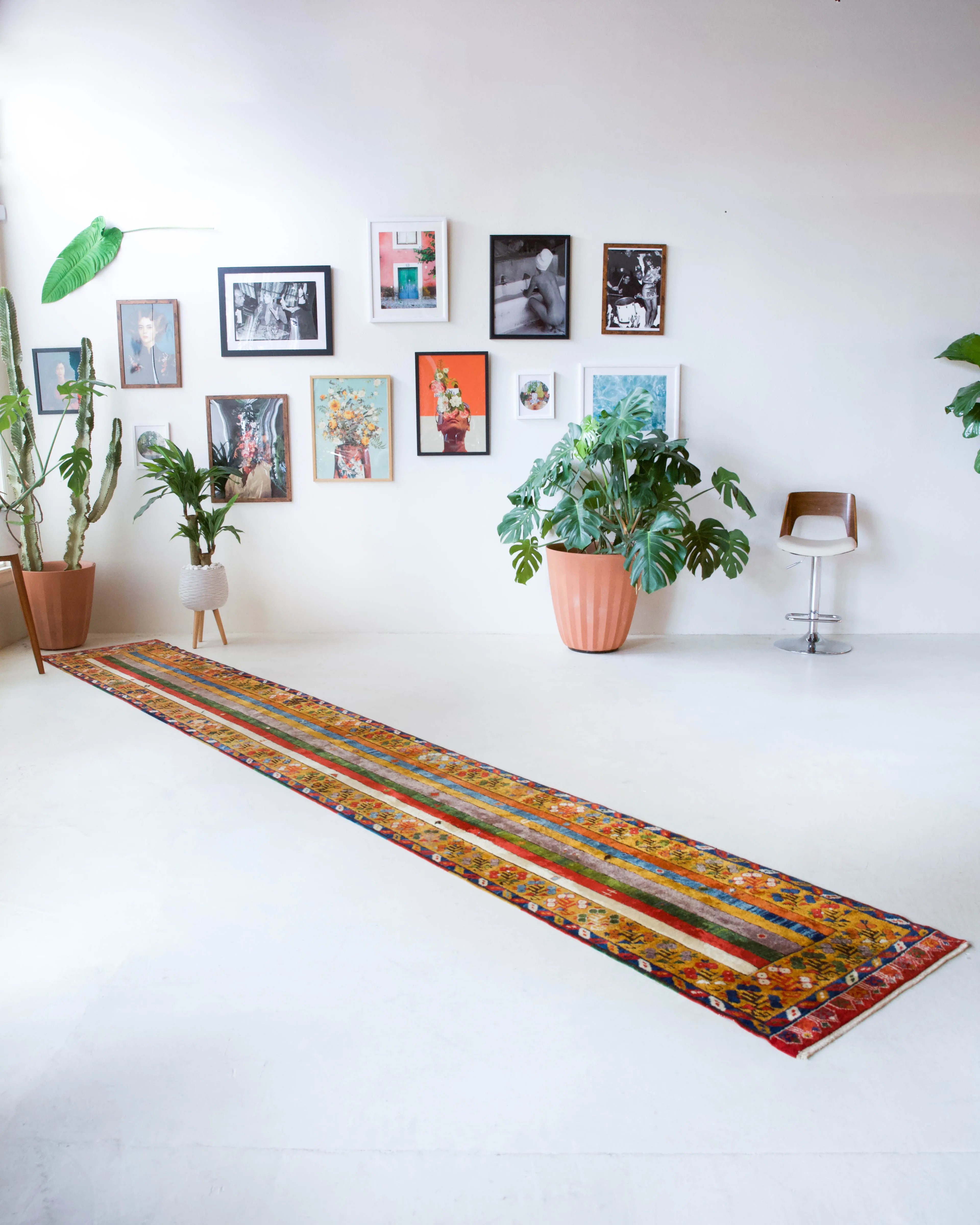 Vintage Aksaray Runner Rug 2'5"x16'2"