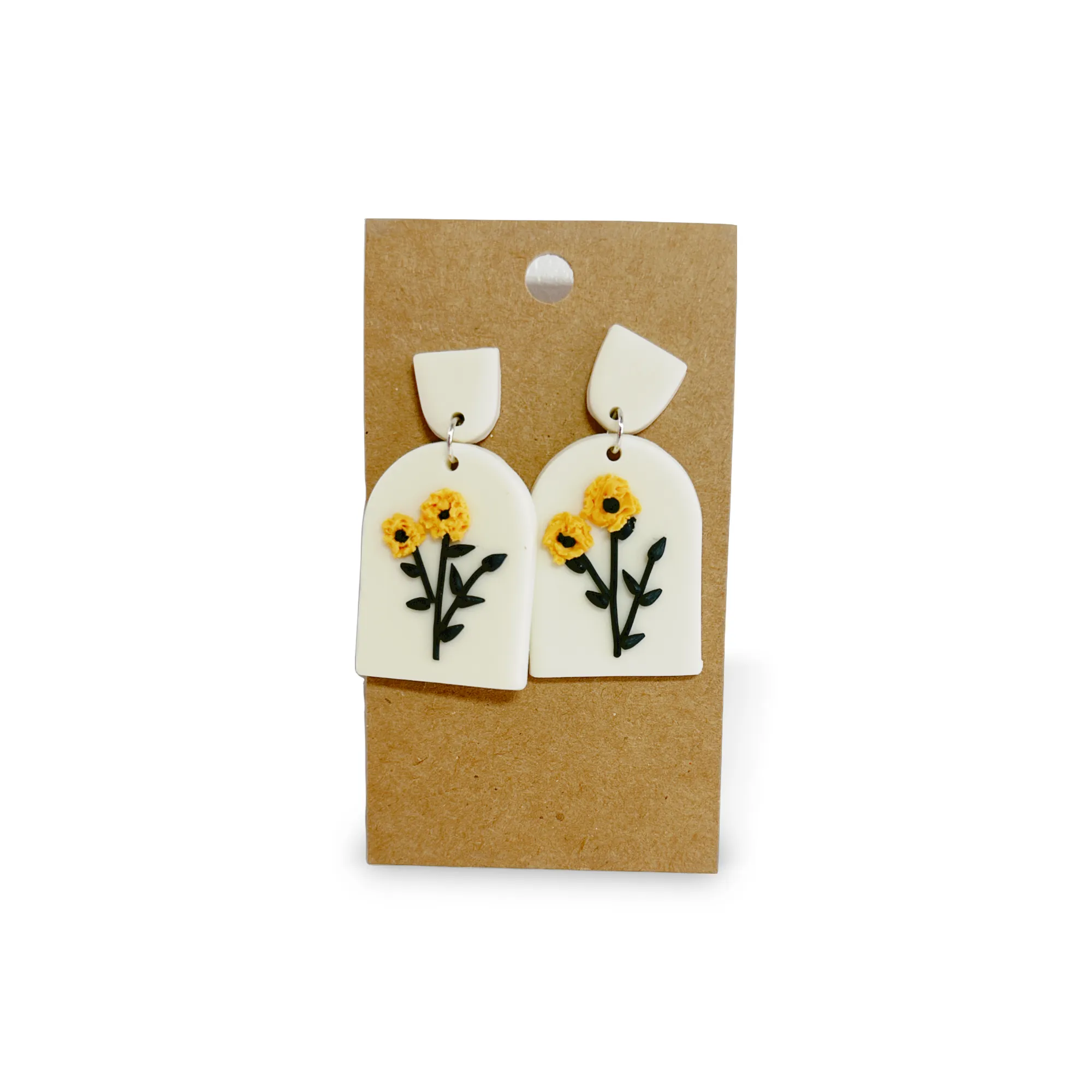 Vintage Sunflower Earrings