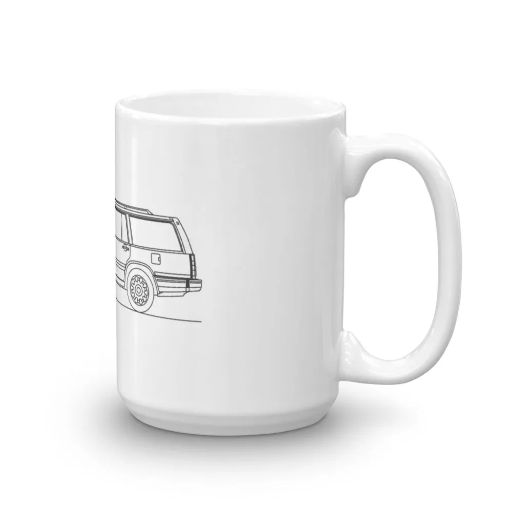 Volvo 940 Wagon Silhouette Mug