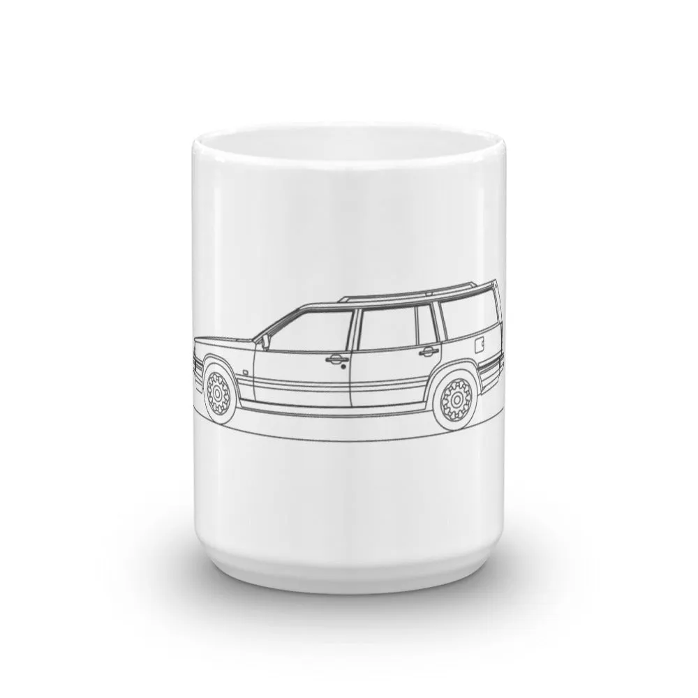Volvo 940 Wagon Silhouette Mug
