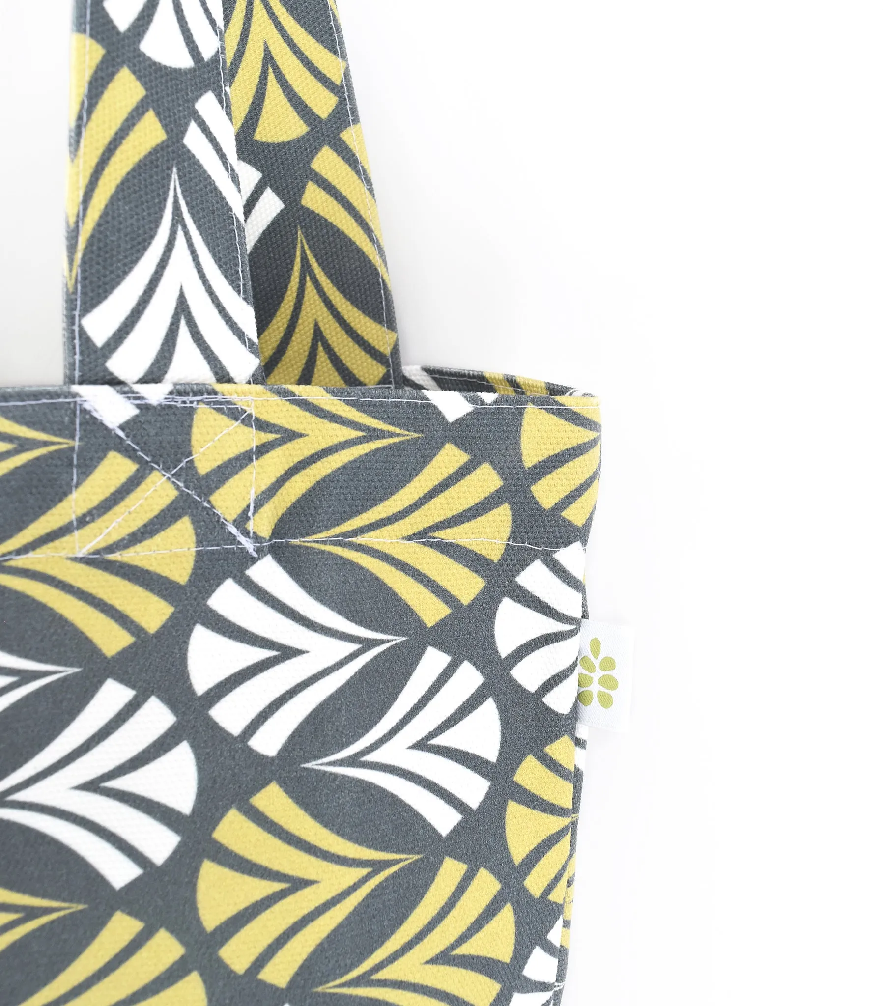 Waltz Cotton Canvas Tote (15x15) – Moss Green