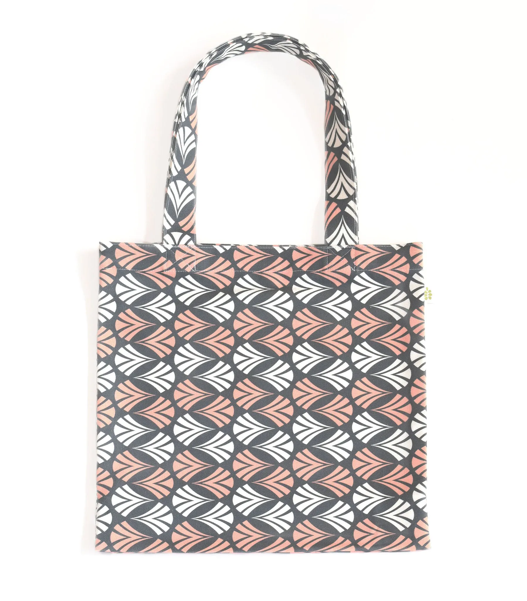 Waltz Cotton Canvas Tote (15x15) – Salmon Pink