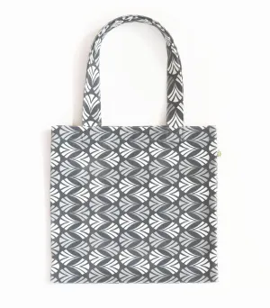 Waltz Cotton Canvas Tote (15x15) – Steel Grey