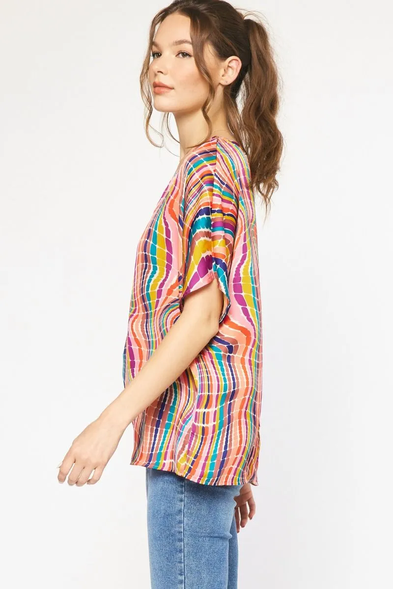 Wavy Lane Multi Blouse