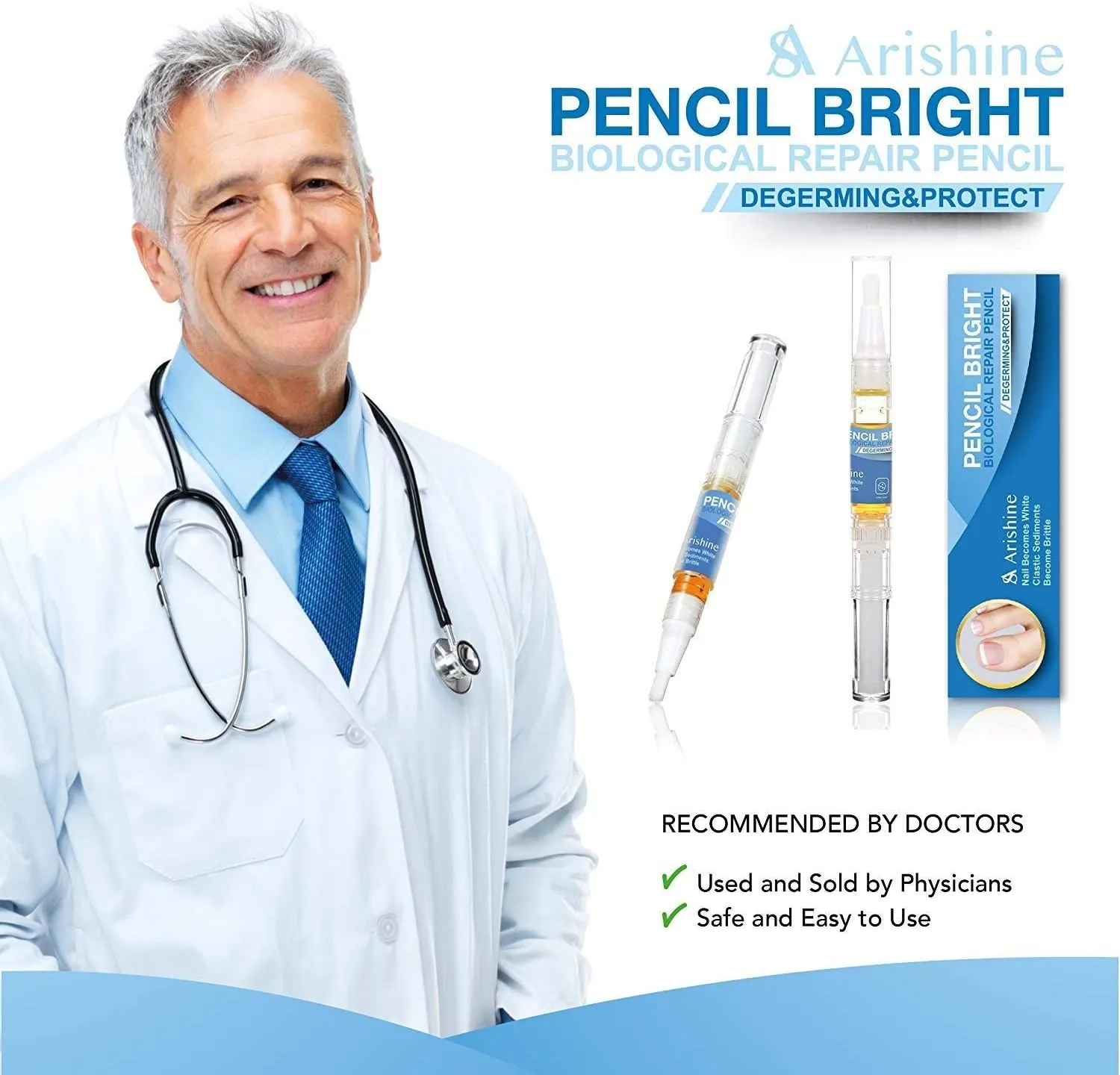 Wholesale Arishine Toenail Fungus, Fungus Stop Solution, 2Pack Pencil Bright