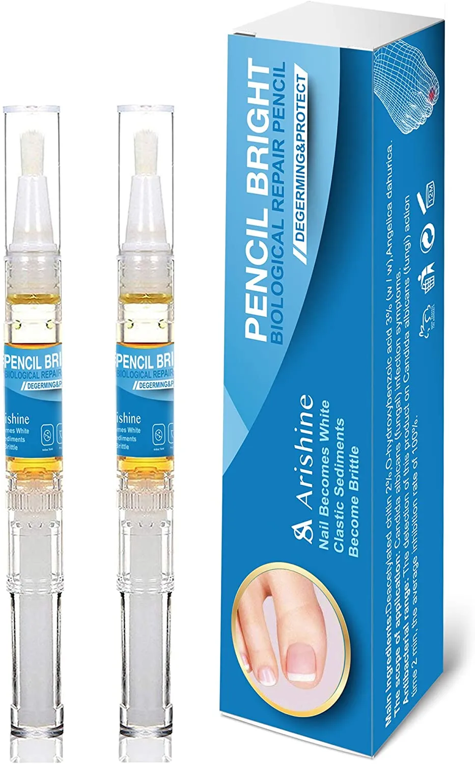Wholesale Arishine Toenail Fungus, Fungus Stop Solution, 2Pack Pencil Bright