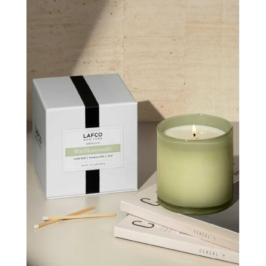 Wild Honeysuckle Classic Candle - Greenhouse