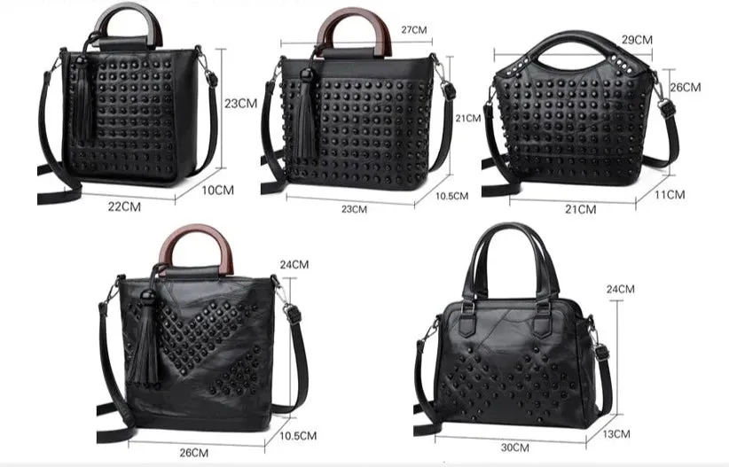 Women's Luxury Rivet  Bag