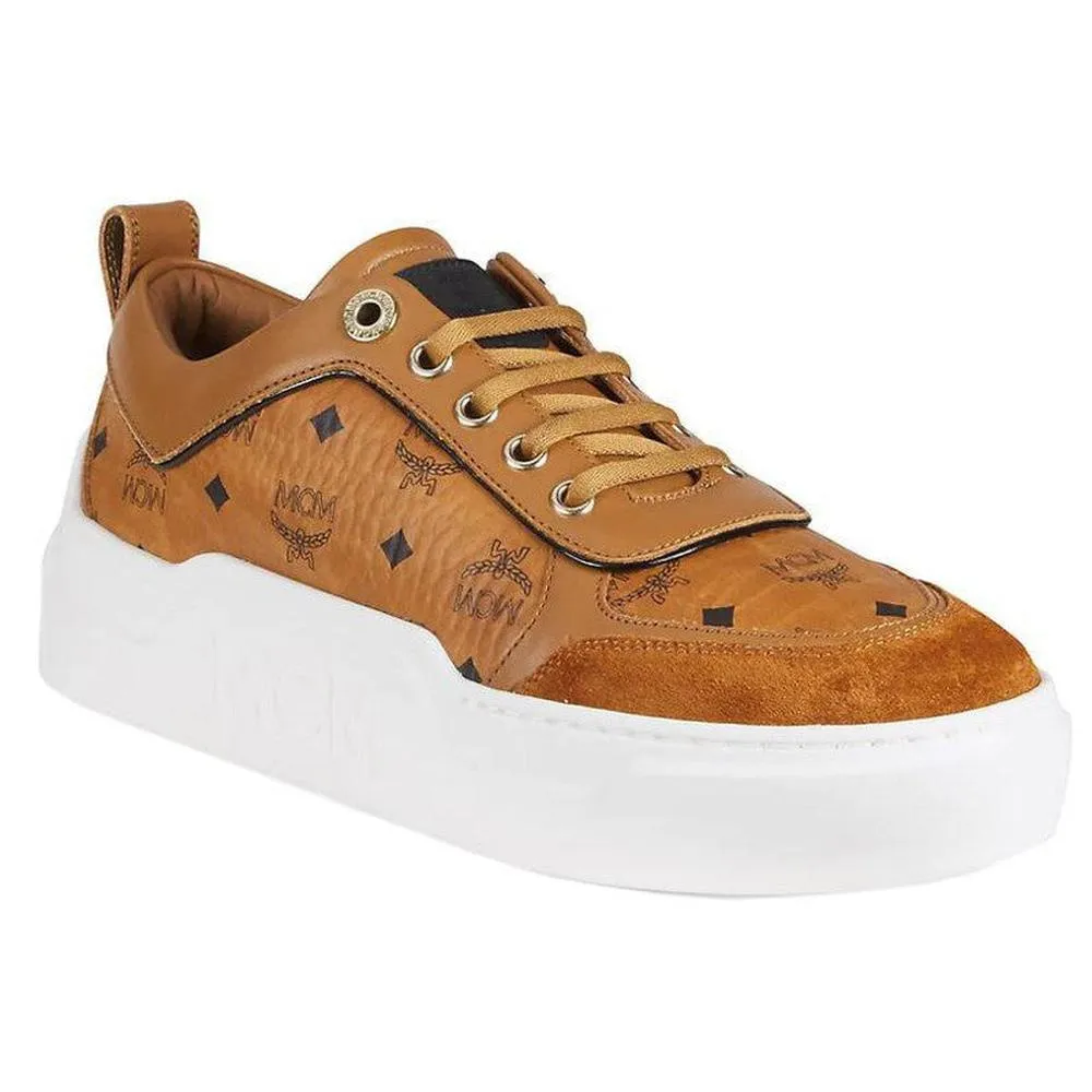 Women's MCM Skyward Monogram Platform Sneaker