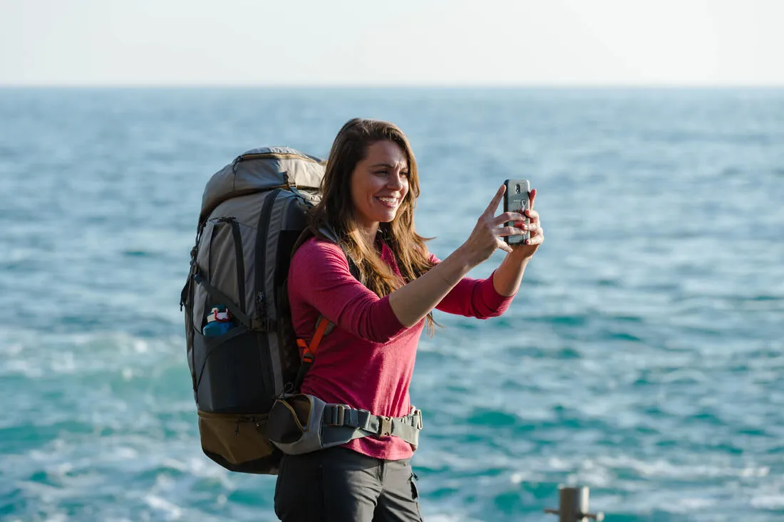 Women’s travel backpack 70L - Travel 500