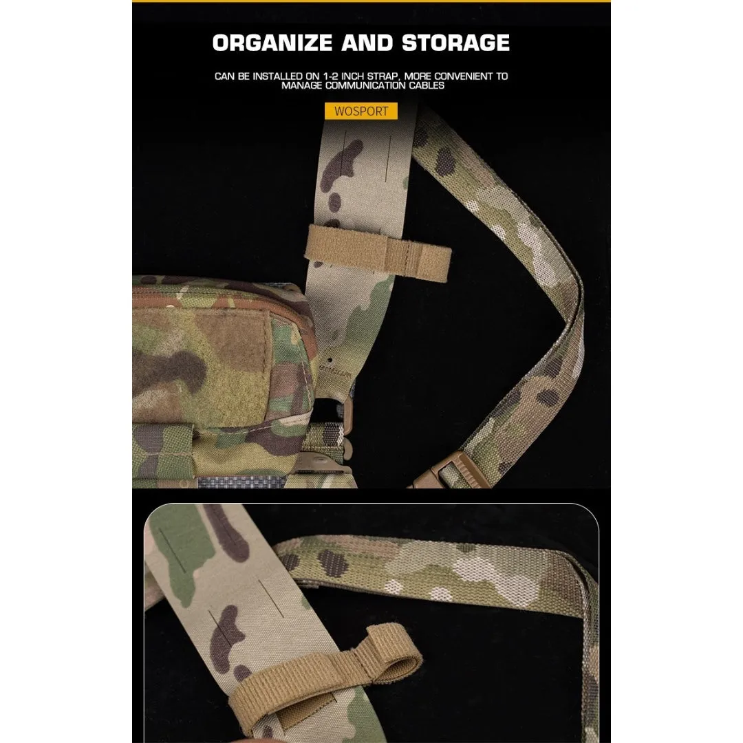 WST Cable Organizer, 6 pcs - Black