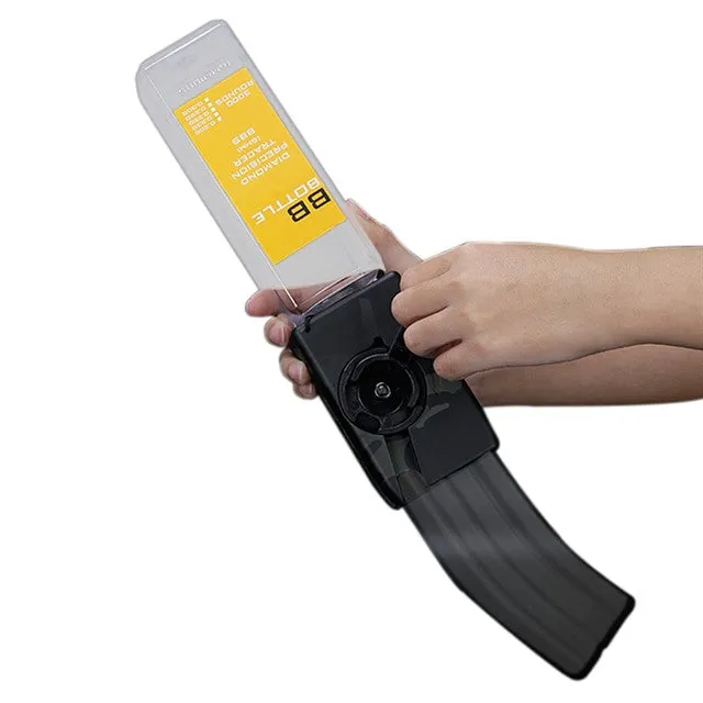 WST Lever Bottle Speedloader, 500  plus  2500 BBs - Black