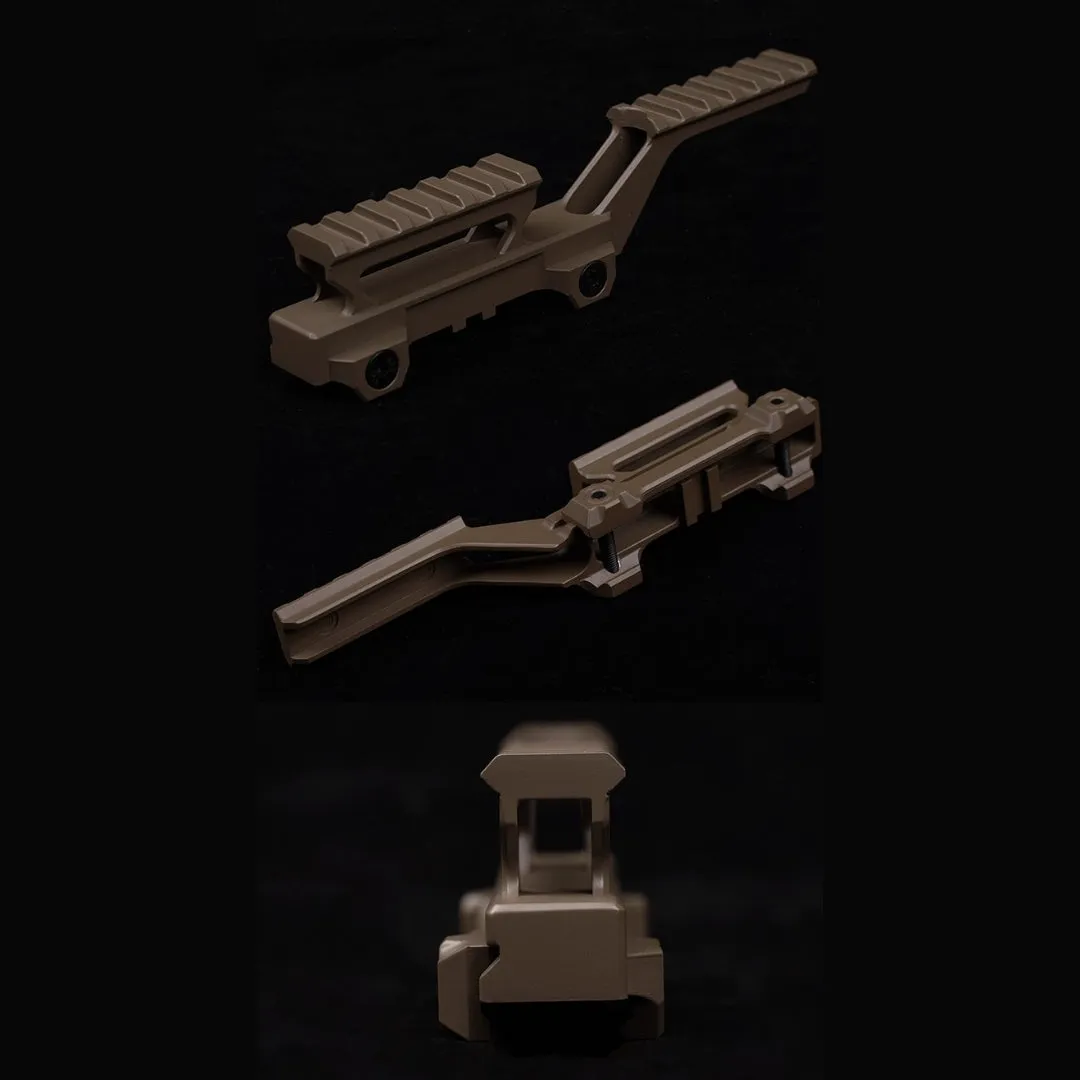 WST T1 HYDRA MOUNT, Low RIS / Guide rail - Black