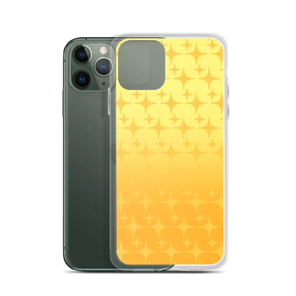 Yellow Ghost Sparkle Phone Case (iPhone 6/6S/6 Plus/6S Plus/7/8/7 Plus/8 Plus/X/XS/XR/XS Max/11/11 Pro/11 Pro Max/SE)