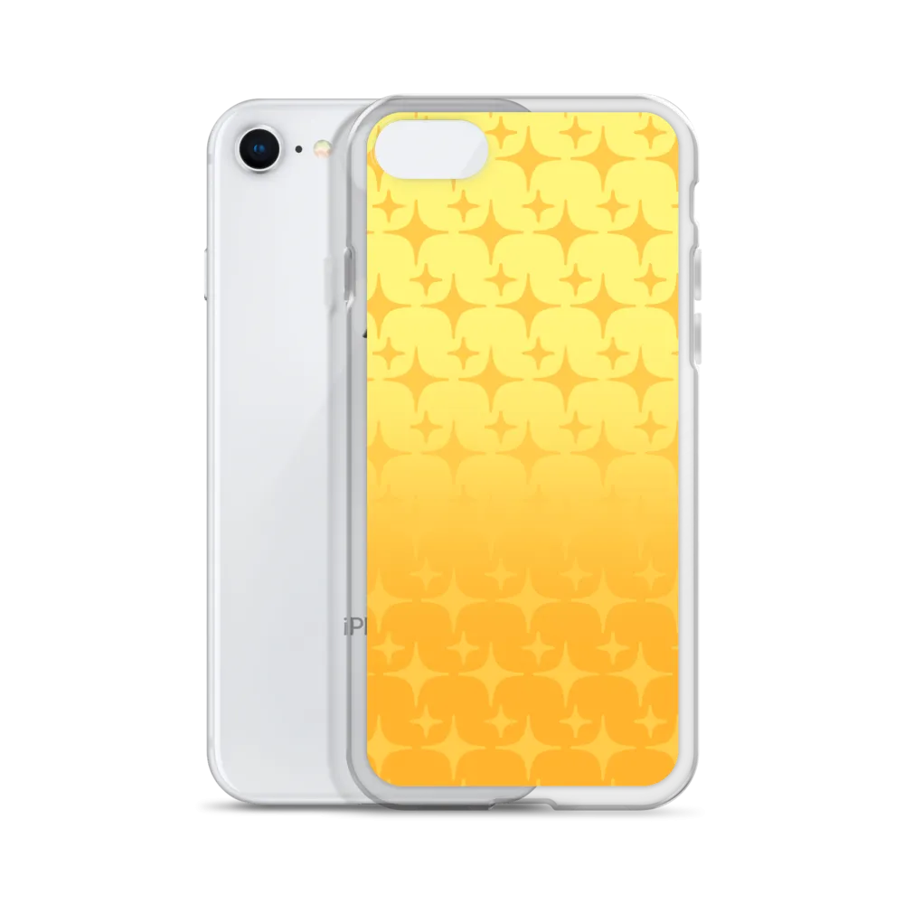 Yellow Ghost Sparkle Phone Case (iPhone 6/6S/6 Plus/6S Plus/7/8/7 Plus/8 Plus/X/XS/XR/XS Max/11/11 Pro/11 Pro Max/SE)