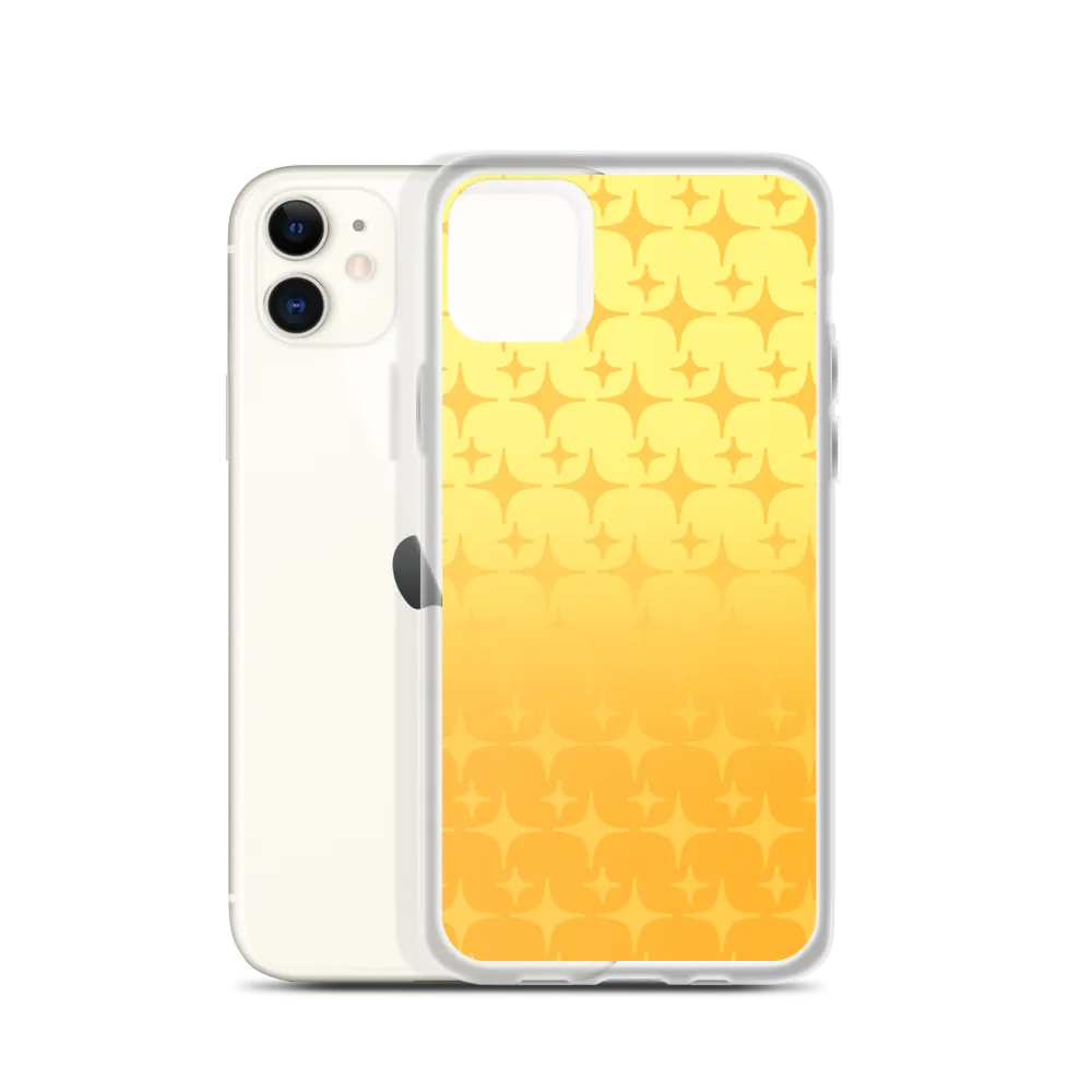Yellow Ghost Sparkle Phone Case (iPhone 6/6S/6 Plus/6S Plus/7/8/7 Plus/8 Plus/X/XS/XR/XS Max/11/11 Pro/11 Pro Max/SE)