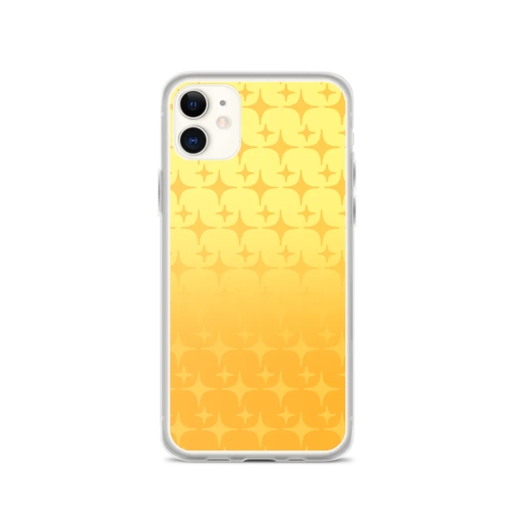 Yellow Ghost Sparkle Phone Case (iPhone 6/6S/6 Plus/6S Plus/7/8/7 Plus/8 Plus/X/XS/XR/XS Max/11/11 Pro/11 Pro Max/SE)